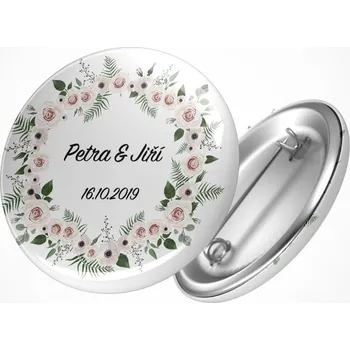 Placky záhon růží Průměr placky: 25 mm