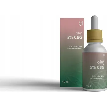 CBD Konopný olej CBD 5% 3H CBD CBG Oil Organic BIO CBC CBN CBDV 10 ml