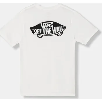 Dětské bavlněné tričko Vans VN000T30WHT1 bílá 00X, vel. 129-139.5