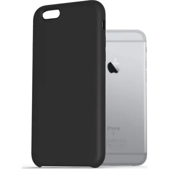 Pouzdro na mobilní telefon AlzaGuard Premium Liquid Silicone Case pro iPhone 6 / 6s černé