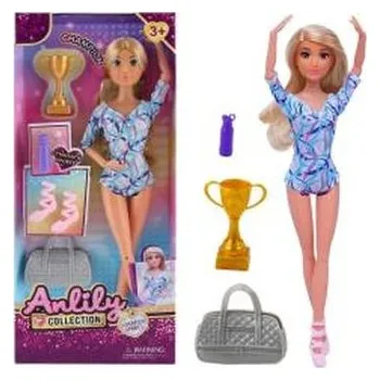 Panenka Lalka gimnastyczka z akcesoriami