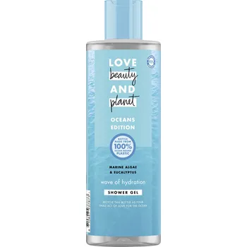 Koupelová kosmetika Love Beauty and Planet Sea algae & Eucalyptus Hydratační sprchový gel 400 ml