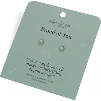 Náušnice HOT DIAMONDS Silver Whisper SWE009 (Ag 925/1000; 0,69 g)