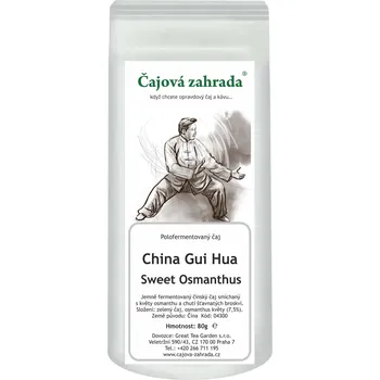 Čajová zahrada China Gui Hua Sweet Osmanthus Oolong 80 g