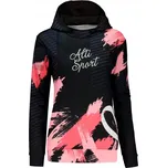 Dámská mikina ALTISPORT VOJ/ALW027MI01 ČERNÁ/LOSOSOVÁ velikost: XS