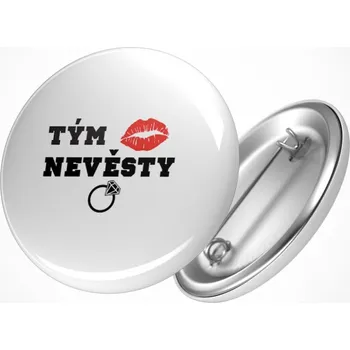 Party dekorace Rozlučková placka rty Průměr placky: 25 mm