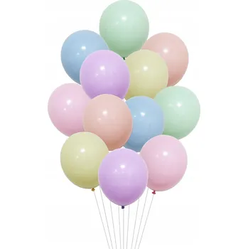 Balónek LATEXOVÉ BALÓNKY PASTELOVÉ 30CM 12 KUSŮ SADA PASTELOVÝCH BALÓNKŮ