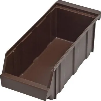 Úložný box Stojan na příbory plast 305 × 125 × 110 hnědá Cambro