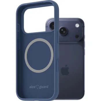 Pouzdro na mobilní telefon AlzaGuard Silicone Case Compatible with Magsafe pro iPhone 17 Pro modrý