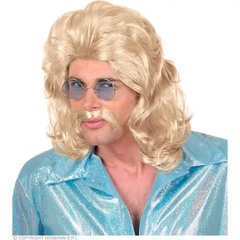 Karnevalová paruka Widmann Paruka pánská retro blond s knírem