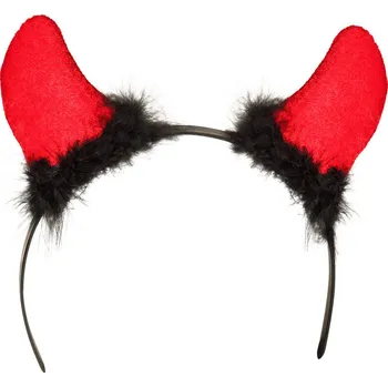 Karnevalový doplněk Boland Červené čertovské rohy