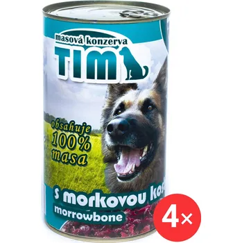 Krmivo pro psa Sokol Falco TIM s morkovou kostí 4 × 1200 g