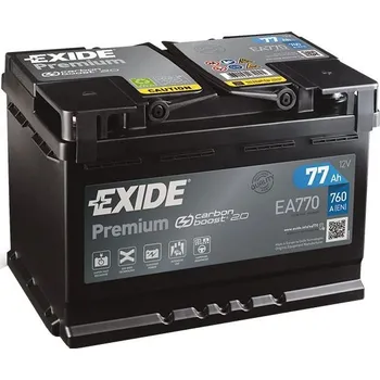 Autobaterie EXIDE Premium EA770 12V77Ah760A