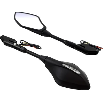 Zrcátko pro motocykl SEFIS Optic Supersport zrcátka s integrovanými LED blinkry