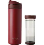 VIVA SCANDINAVIA RECHARGE ANYTIME Termohrnek s infuzérem 460 ml malinový