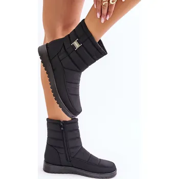 Dámská zimní obuv Lehké Dámské Sněhule Na Zip Mezitha Barva: Černá, Velikost: 40