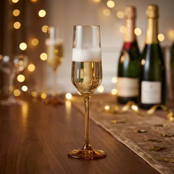 Sklenice Sklenice na šampaňské ROYAL LEERDAM AMBER 220 ml