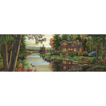 Puzzle Art Panoramatické puzzle Relax na chatě 1000 dílků