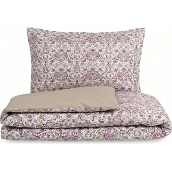 Povlečení Kvalitex Bavlněné povlečení PROVENCE COLLECTION NARISTA béžová 1+1, 140x220, 70x90cm