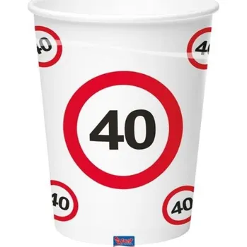 Kojenecká láhev Kelímky dopravní značka 40, 350ml 8ks/bal