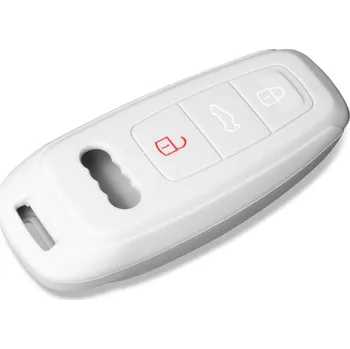 Escape6 ochranné silikonové pouzdro na klíč pro Audi A6/A7/A8 barva světle šedá