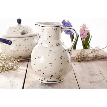 Keramický džbán na vodu GU-40 DEK. 111 Bolesławiec 1,8 l