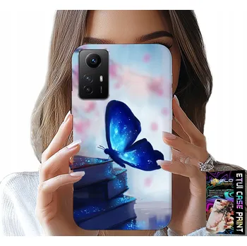 Pouzdro na mobilní telefon POUZDRO pro Xiaomi Note 12S 4G - Modrý motýlek, motýl, dámské