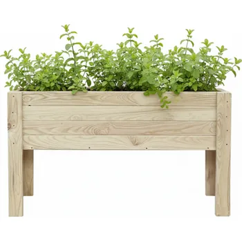 Truhlík Vyvýšený dřevěný truhlík 120 cm - borovice