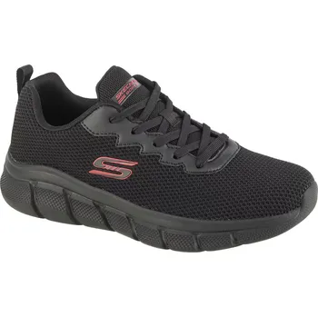Pánská móda Černé lehké tenisky Skechers Bobs B Flex - Chill Edge 118106-BBK Velikost: 42