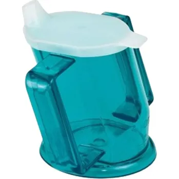 Sundo Hrnek nakloněný se dvěma uchy a víčkem s náustkem, zelený