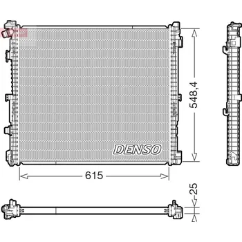 Auto-moto Chladič, chlazení motoru DENSO DRM05018