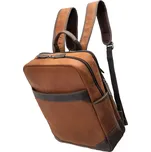 Valmio Kožený batoh York 13 l, světle hnědý