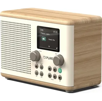 Radiopřijímač PURE Classic H4 bílá/dub
