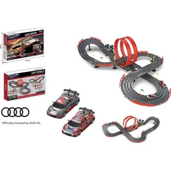 autodráha Made Audi 2v1 s licení a USB napájením 790 cm