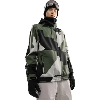 Sportovní oblečení SIROKO Pánská snowboardová bunda W1 Corbet Zelená 2XS ZELENÁ