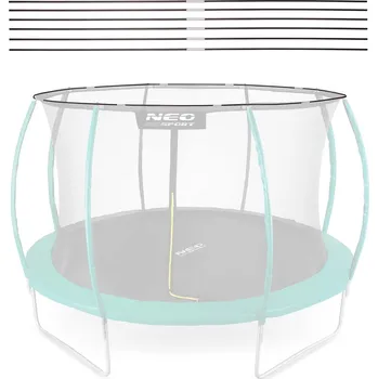 Trampolína Neo-Sport Trampolínová síť typu C 435 cm 14 ft