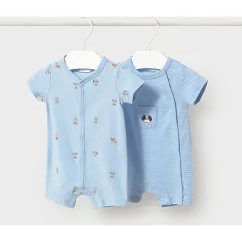Dětské rampery Mayoral Newborn 2-pack 1719.1E.Newborn.PPY2 modrá 55X, vel. 70