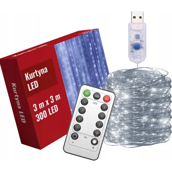 Vánoční dekorace Světelný závěs Lewer rampouchy 201 - 300 světel