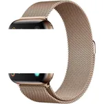 Devia Milanese řemínek k Apple Watch 1/2/3/4/5/6/7/8/9/SE/Ultra - 42/44/45/49mm zlatý