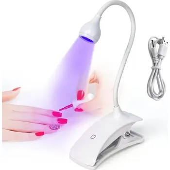 UV lampa na nehty Bafi Mini LED lampa na nehty s klipsou