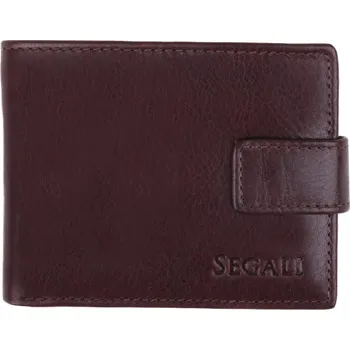 Peněženka SEGALI Pánská peněženka kožená 1287, hnědá