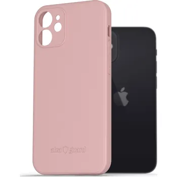 Pouzdro na mobilní telefon AlzaGuard Matte TPU Case pro iPhone 12 Mini růžový