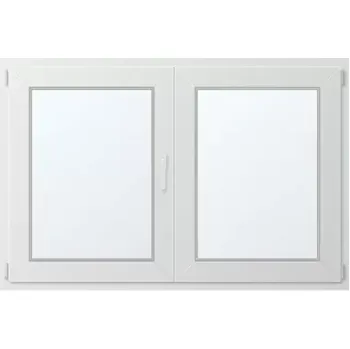 Okno Dvoukřídlé plastové okno 145x90