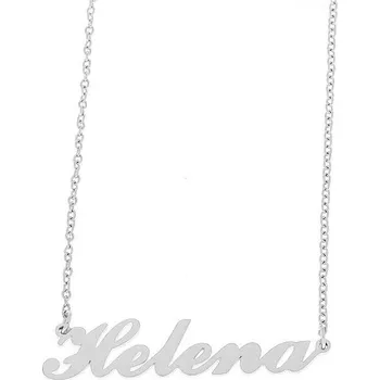 Náramek Ewena Řetízek z oceli se jménem Helena stříbrný
