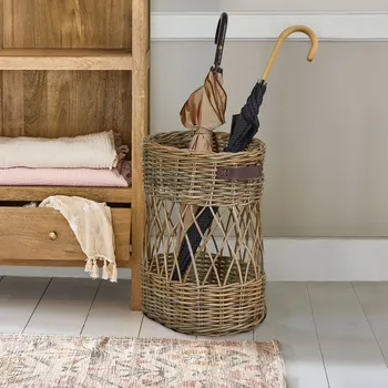 Stojan na deštník Stojan na deštníky Lorviano, hnědá, V/Š/H cca 50/45/30 cm