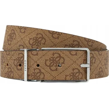 Opasek Pásek pánský oboustranný Guess BMAGLO P5235 BÉŽOVÁ HNĚDÁ - Opasek: M