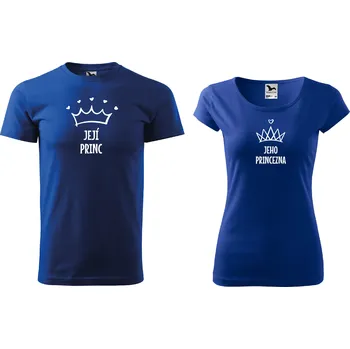 Dámské tričko Svatební trička princ princezna Barva: Žlutá, Velikost dámského trička: XXL, Velikost pánského trička: L