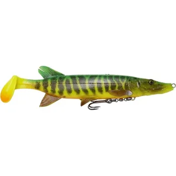 Umělá nástraha Savage Gear 4D Pike Shad 20cm 65g SS Fire Tiger