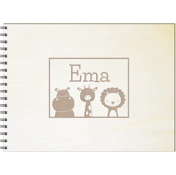 Fotoalbum Dětské fotoalbum africká zvířátka