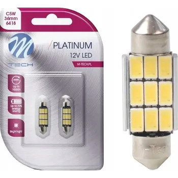 Autožárovka Žárovky M-Tech LB815W OSRAM Opto Semiconductors C5W 2,8 W 2 ks